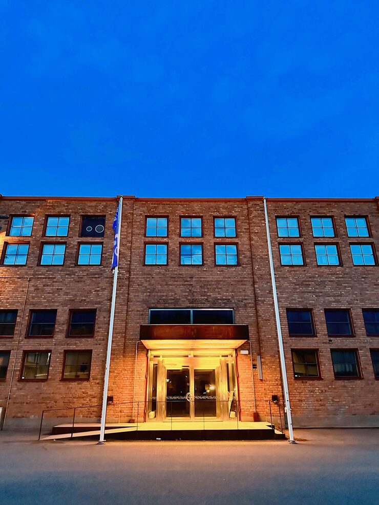 Students playing basketball